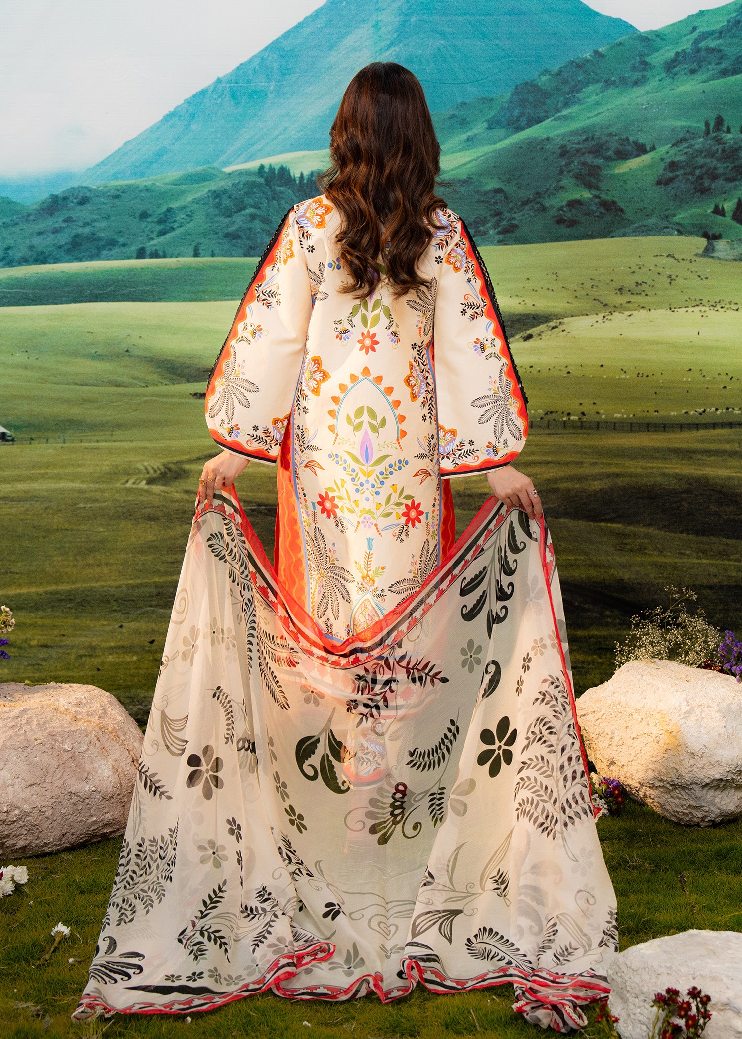 Ardis - Embroidered Lawn