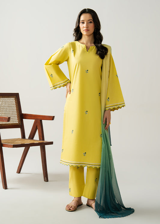 Inzia - Embroidered Solids