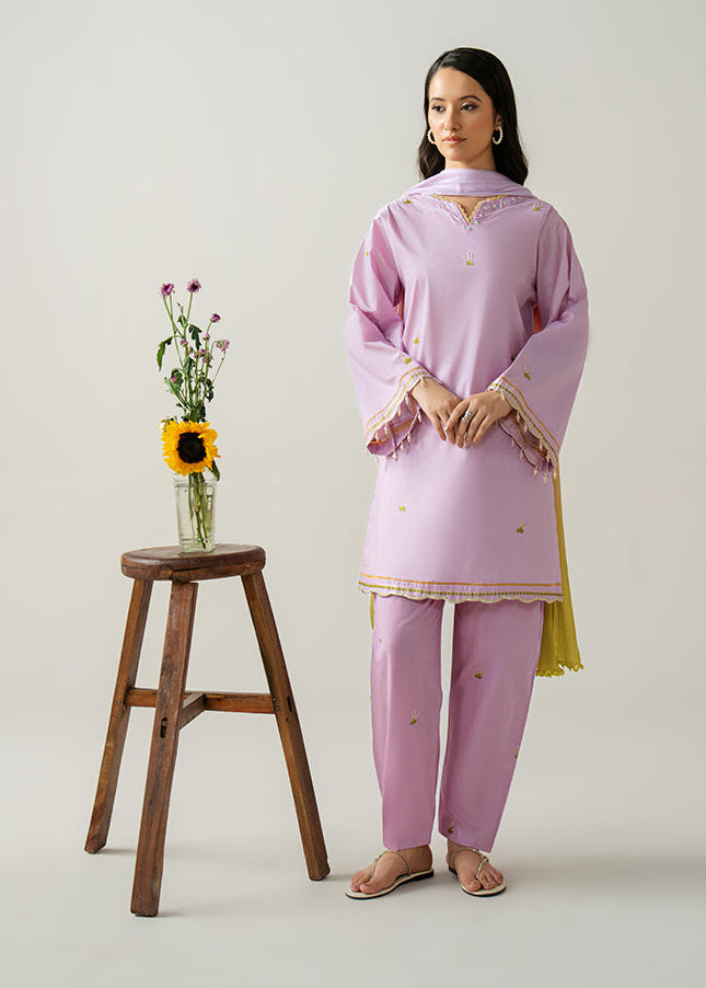 Zarif - Embroidered Solids 2pc