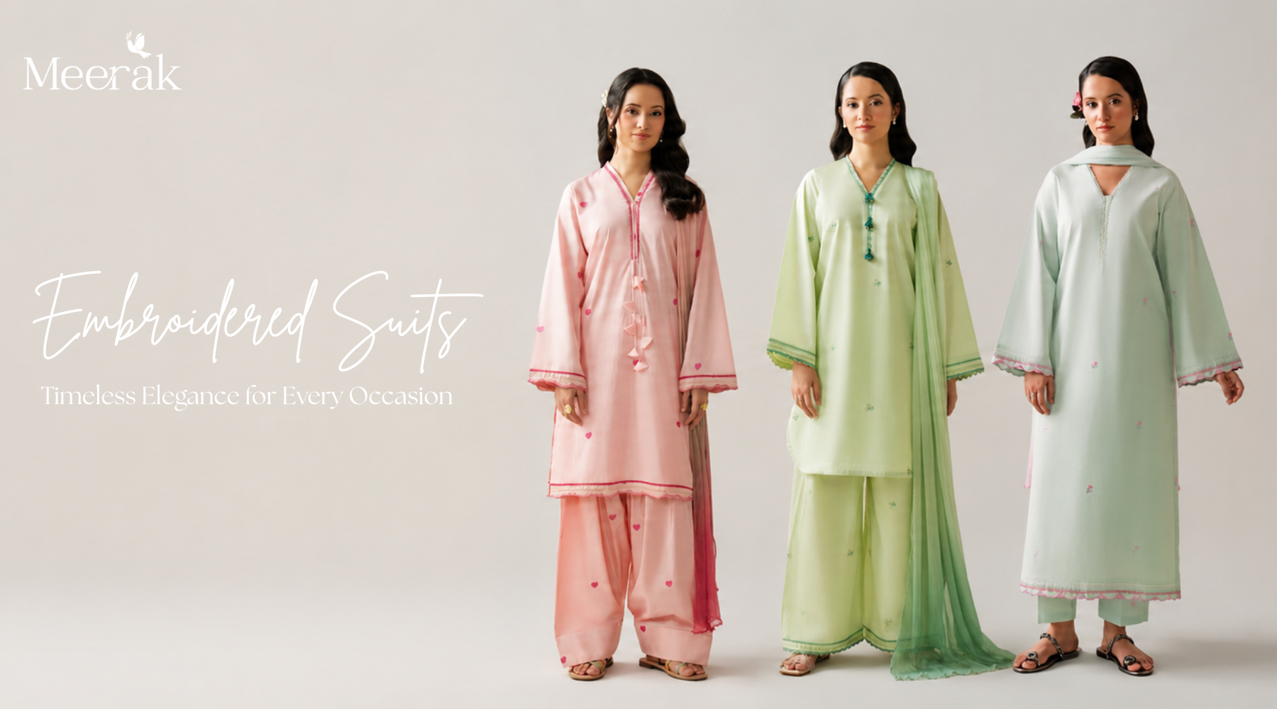 Embroidered Suits: Complete Guide to Elegant Pakistani Embroidered Dresses