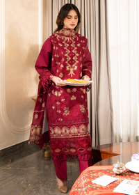 Blush - Embroidered Lawn