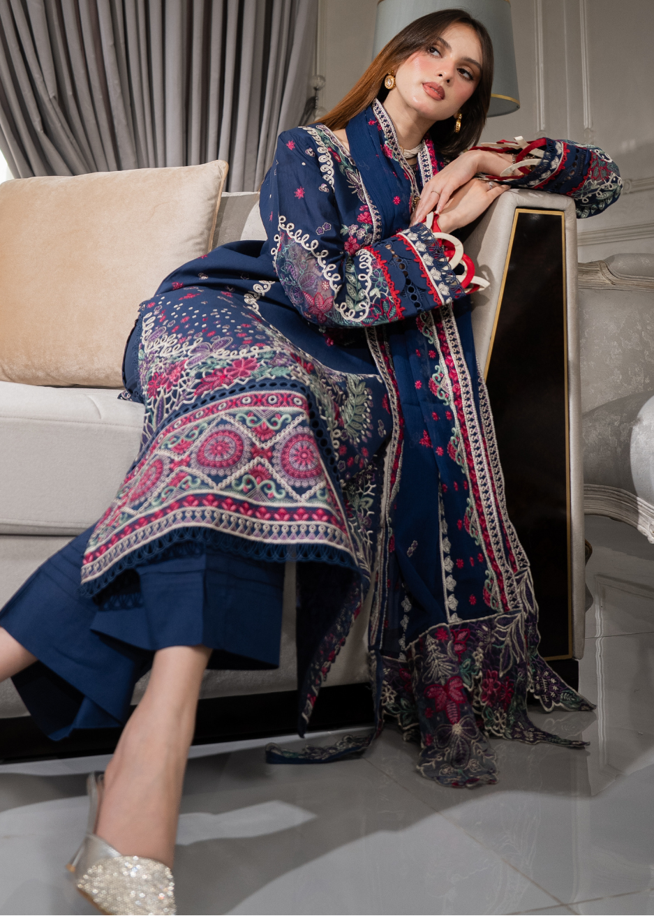 Niva - Embroidered Lawn