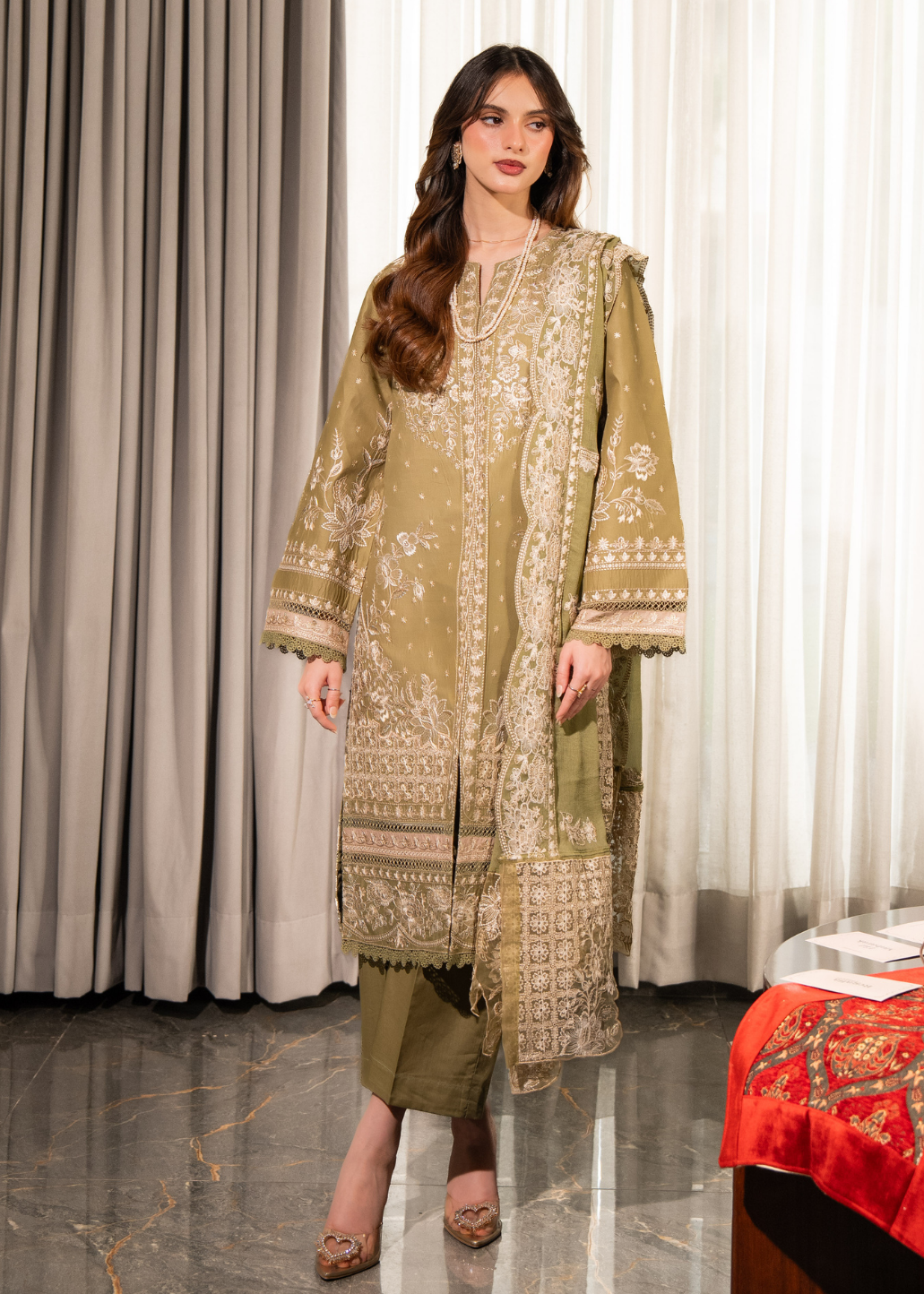 Ayaal - Embroidered Lawn