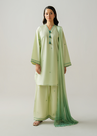 Matcha - Embroidered Solids