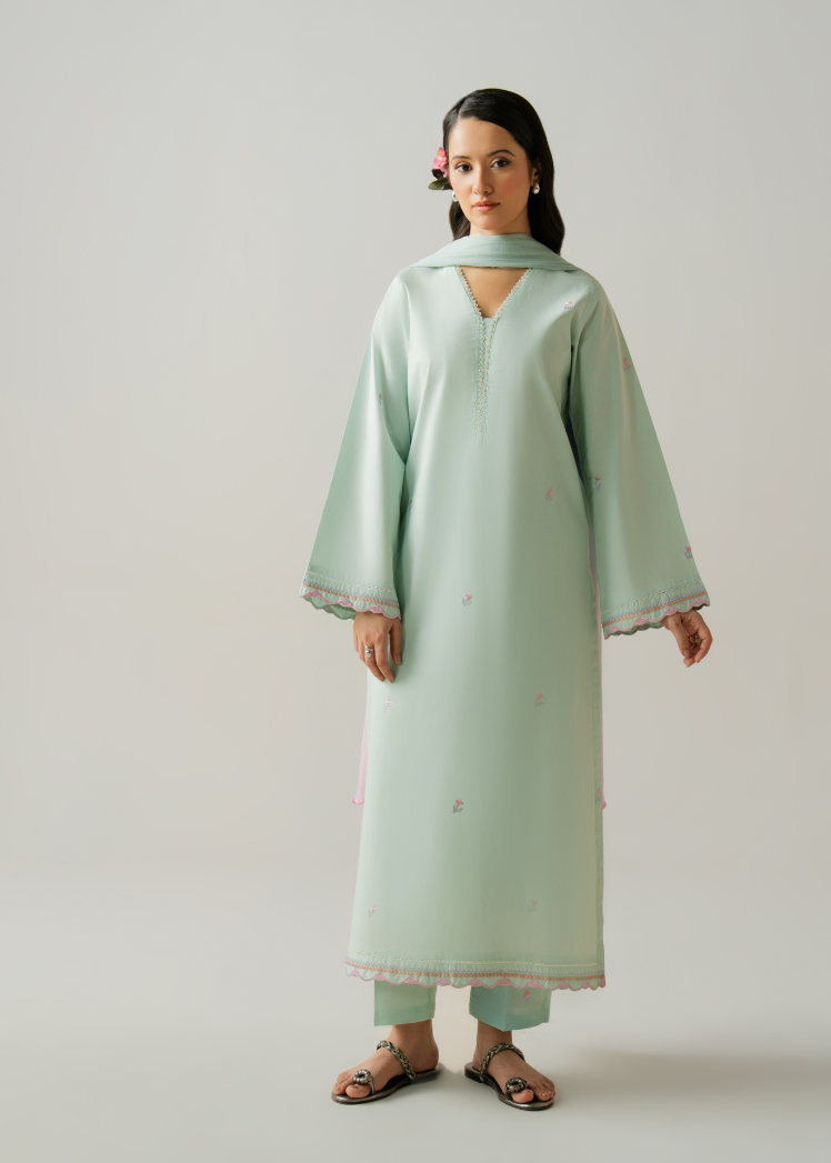 Faye - Embroidered Solids