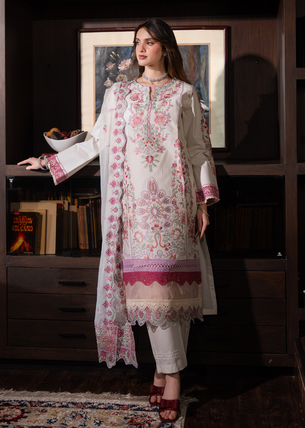AUREMYST - Embroidered Lawn