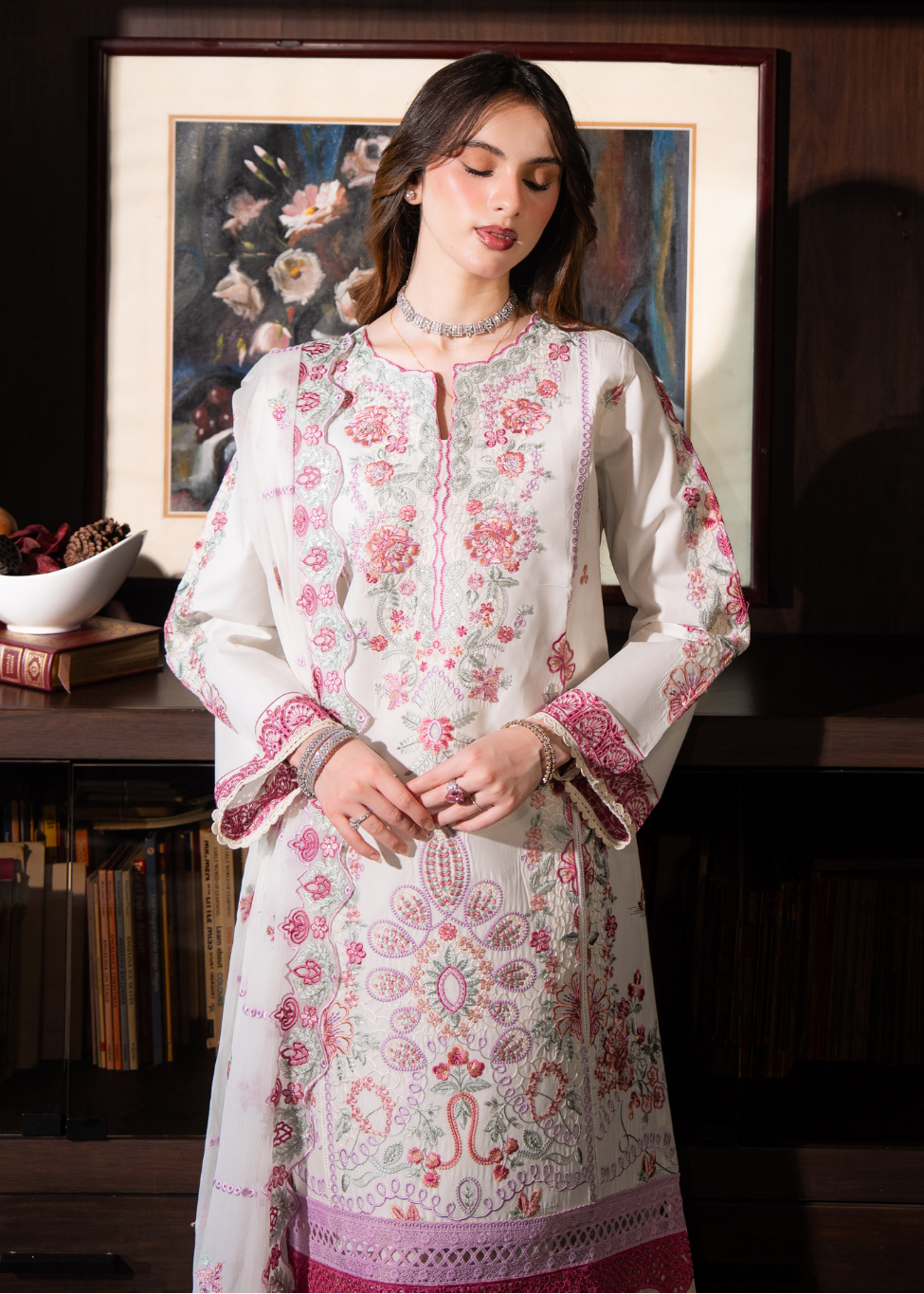 AUREMYST - Embroidered Lawn