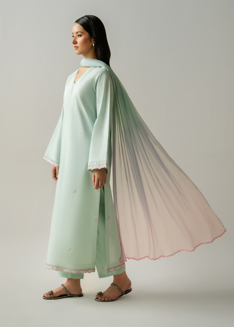 Faye - Embroidered Solids