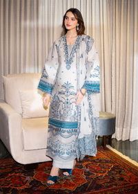 RAAHA -Embroidered Lawn