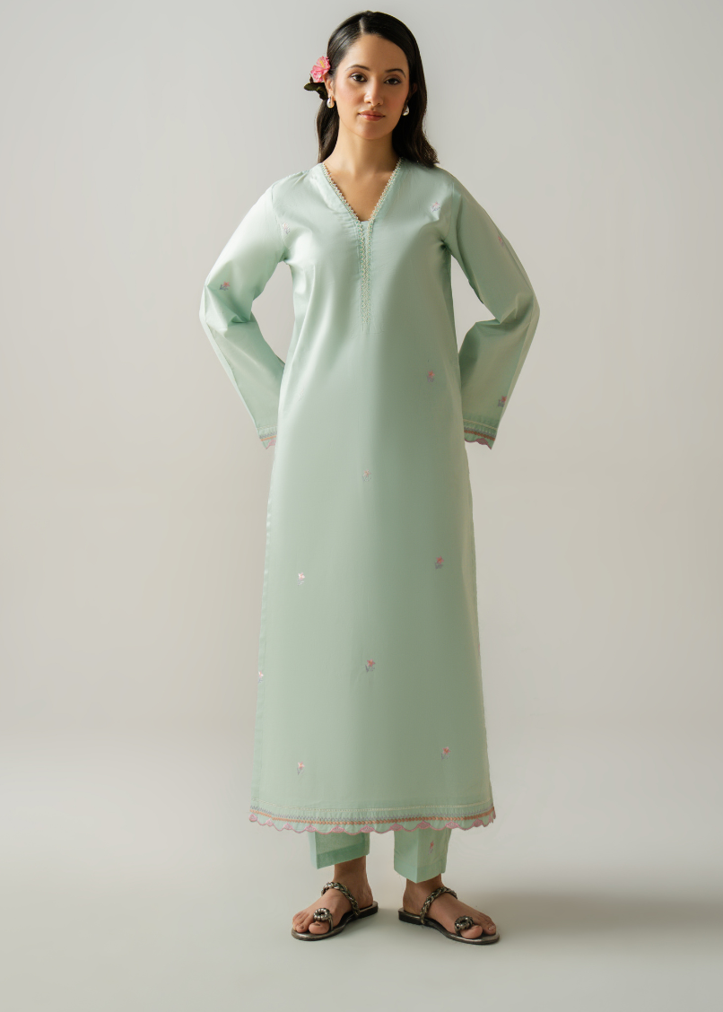 Faye - Embroidered Solids