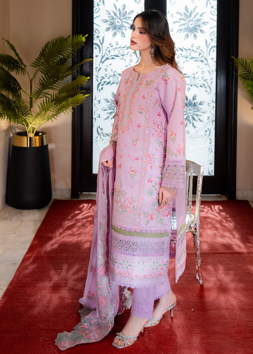 Celiane - Embroidered Lawn