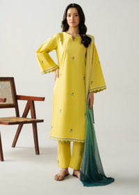Inzia - Embroidered Lawn