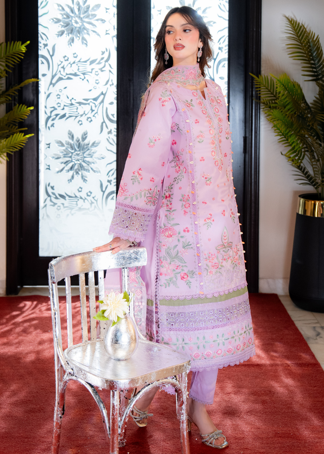 Celiane - Embroidered Lawn