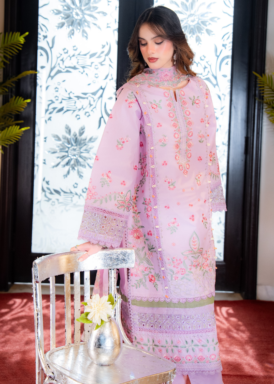 Celiane - Embroidered Lawn