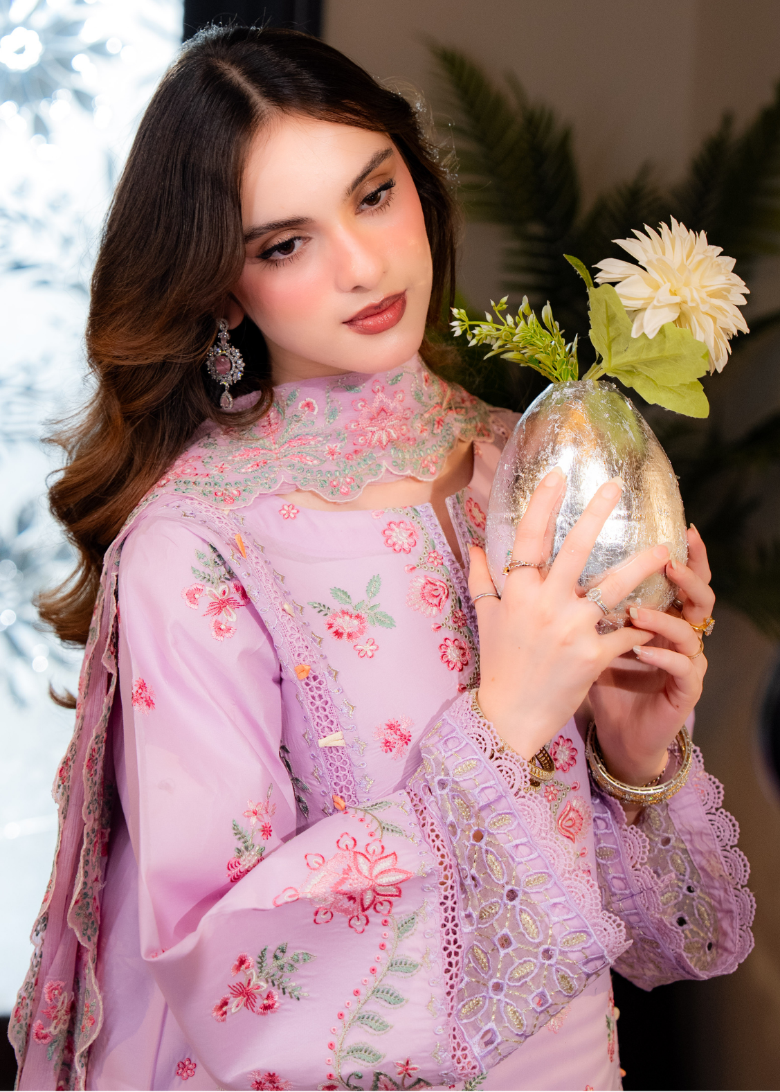 Celiane - Embroidered Lawn