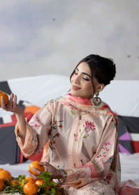 3 Piece - Embroidered Lawn Suit 03