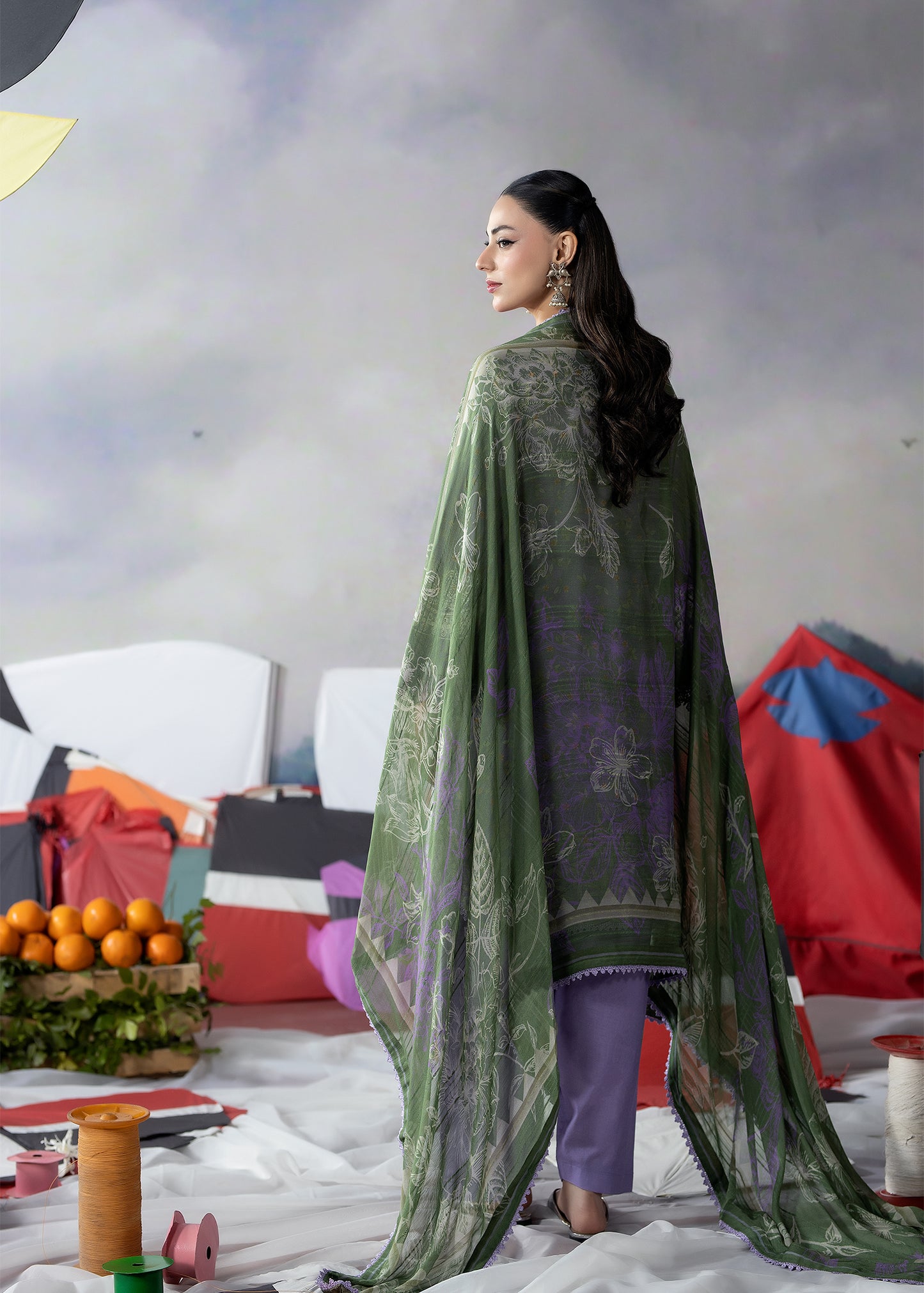 3 Piece - Embroidered Lawn Suit 02