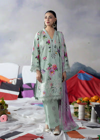 3 Piece - Embroidered Lawn Suit 01