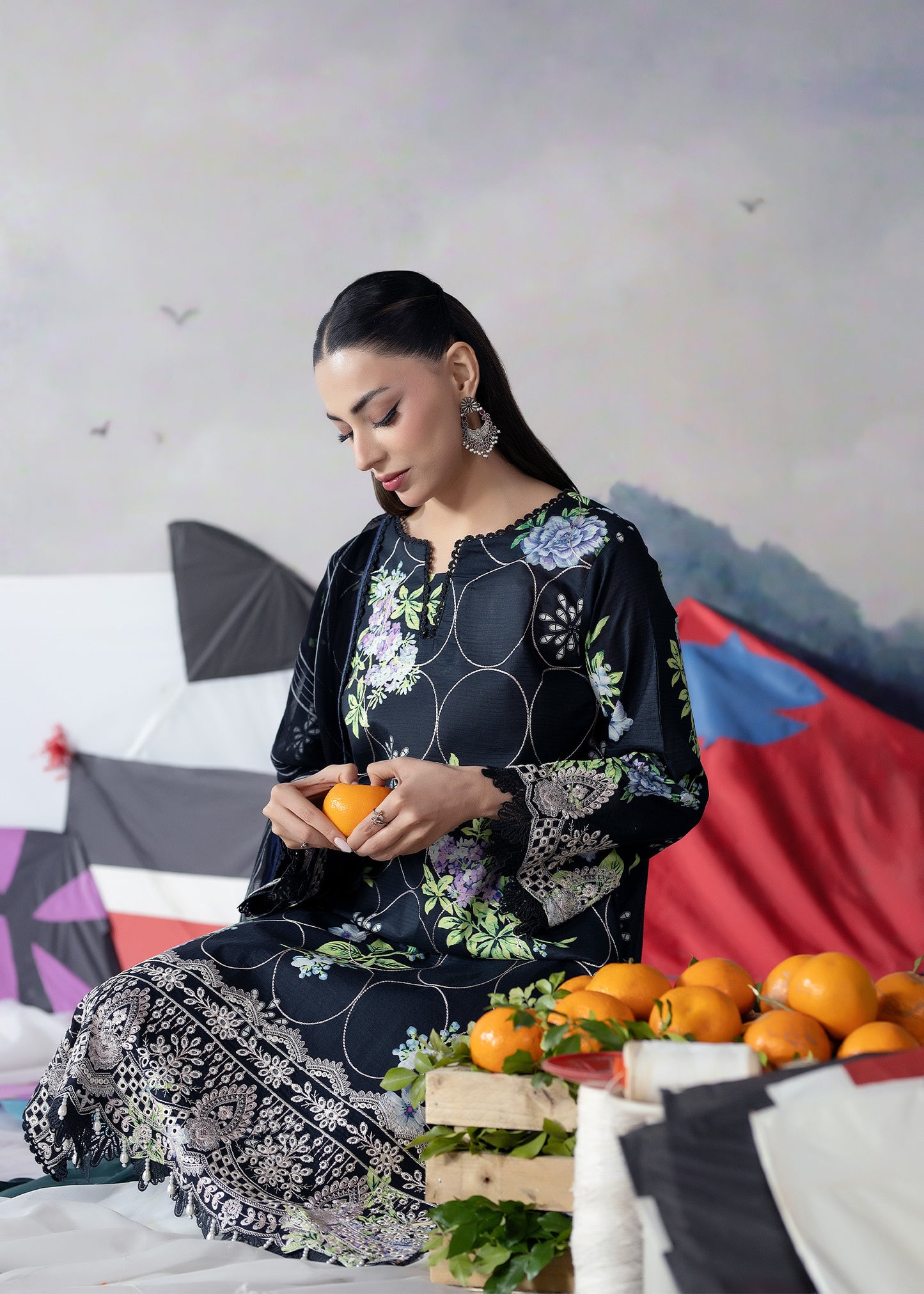 3 Piece - Embroidered Lawn Suit 05