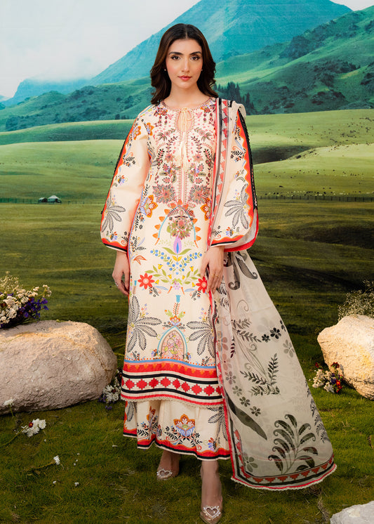 Ardis - Embroidered Lawn