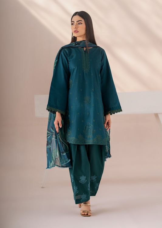 3pc Emb Cotton Lawn 05