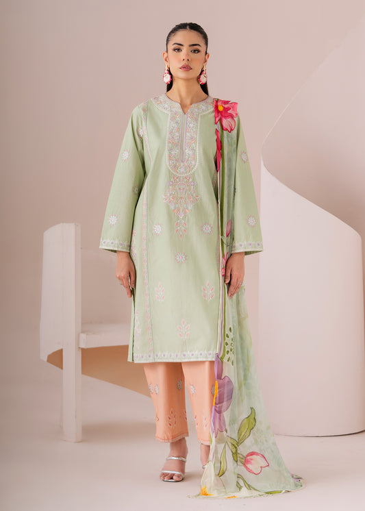 3pc Emb Cotton Lawn 07