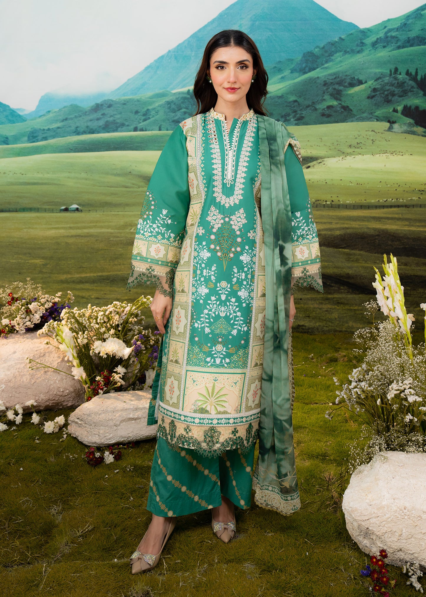 Orchid - Embroidered Lawn