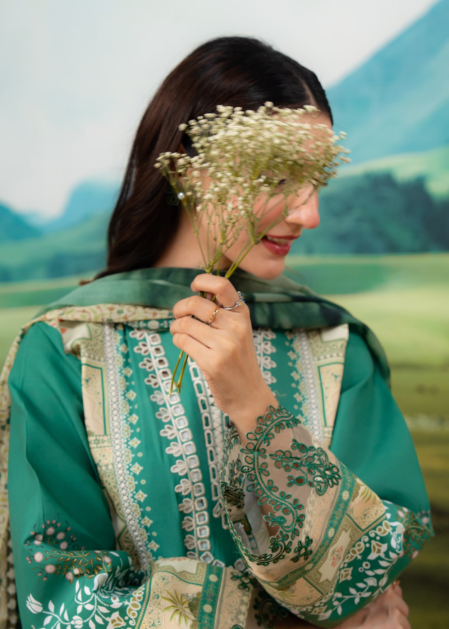 Orchid - Embroidered Lawn