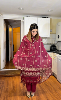 Blush - Embroidered Lawn