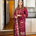 Blush - Embroidered Lawn