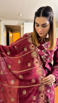 Blush - Embroidered Lawn