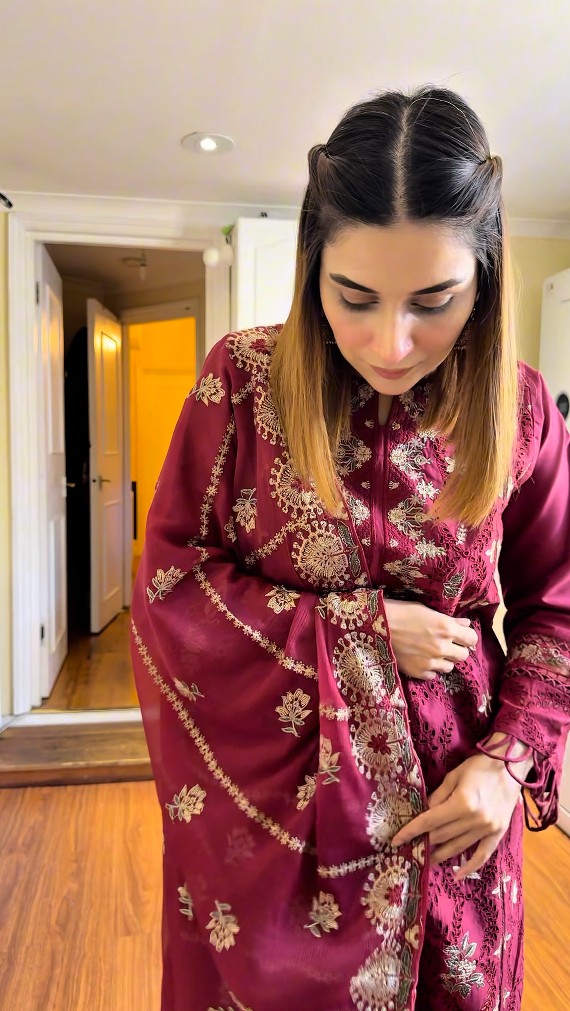Blush - Embroidered Lawn
